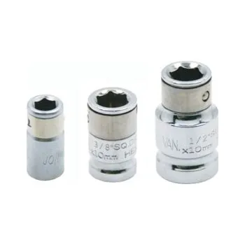 Adaptéry pro 6hranné bity, různé velikosti - JONNESWAY Velikost: 1/2"x10 mm