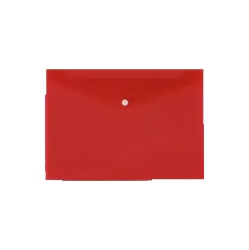 Set školních potřeb Teczka koperta A4 satyna czerwona