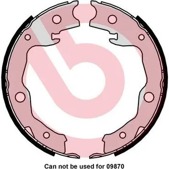 Brzdová čelist Sada brzdových čelistí, parkovací brzda BREMBO S 83 568