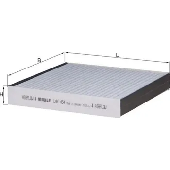 Ventilátor topení a klimatizace Filtr, vzduch v interiéru KNECHT LAK 454