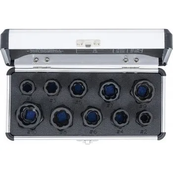 Auto-moto Hlavice nástrčné pro poškozené šrouby 3/8” (10ks)