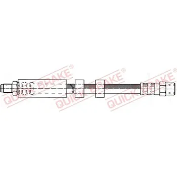 Brzdová hadice Brzdová hadice QUICK BRAKE 32.972