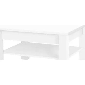 Konferenční stolek Jurek Meble Čtvercový konferenční stolek Cezar Zvolte barevné provedení: Bílá