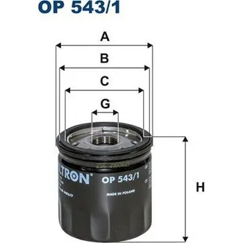 Olejový filtr Olejový filtr FILTRON OP 543/1