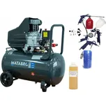 AKČNÍ SET SETMB-K104, Olejový kompresor 50l, 230V s příslušenstvím | 2800W | Matabro