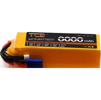 RC model auta TCB 6S 6000mAh 22,2V 50C LiPo RC baterie s konektorem EC5 a konektorem XT90 pro RC automobilové nákladní auto RC Truggy RC Heli Airplane Drone
