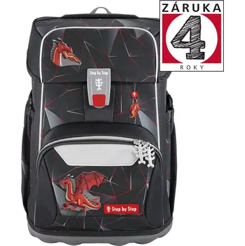 Školní batoh Školní aktovka Step by Step GIANT, Dragon Drako - 5 dílný set, AGR certifikát