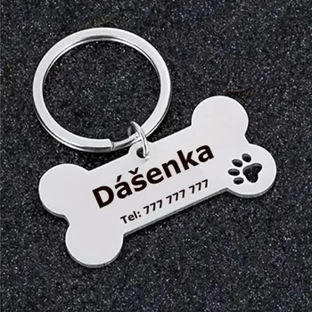 Přívěsek Přívěsek se jménem vašeho mazlíčka - nerez ocel