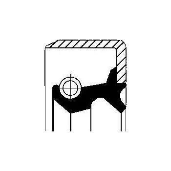 Těsnicí kroužek hřídele, diferenciál CORTECO 19027831