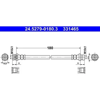 Brzdová hadice Brzdová hadice ATE 24.5279-0180.3