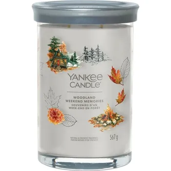 Svíčka Yankee Candle svíčka Tumbler velký Woodland Weekend Memories, 567g