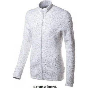 MOIRA dámská bunda se zipem /natur stříbrná| L