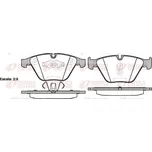 Sada brzdových destiček, kotoučová brzda REMSA 0857.10