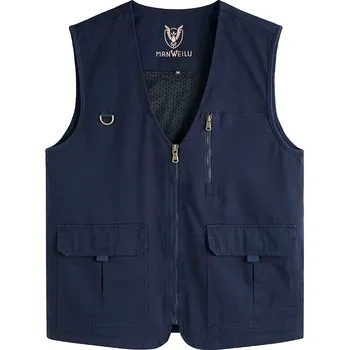 Pánská softshellová bunda Pánská vesta DIMU223 Barva: Tmavě Modrá, Velikost: 2XL