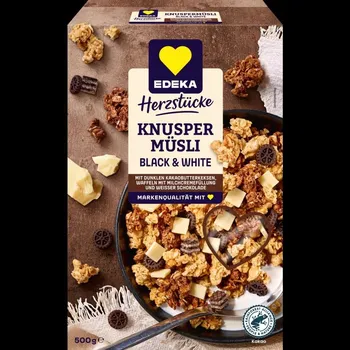EDEKA Premium Křupavé müsli Black + White 500g