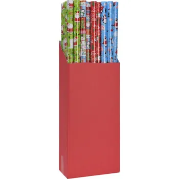 Balící papír papír vánoční balicí 1,0x5m JUMBO mix dekorů