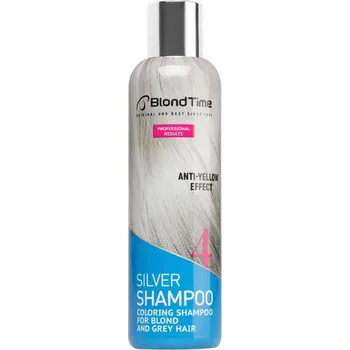 Šampon Blond Time Silver šampon stříbrný efekt pro blond vlasy neutralizuje žluté odstíny 200 ml