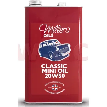 Motorový olej Millers Oils Classic Mini Oil Pistoneeze 20W-50, 5L