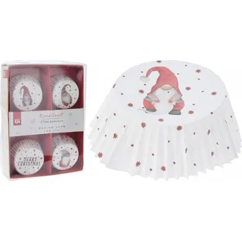 Jednorázové nádobí košíček cukrářský 5x3,5cm papírový (100ks) mix barev/dekorů