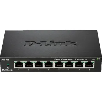 Switch Dlink D-LINK 10/100 8-Port Switch (DES-108)