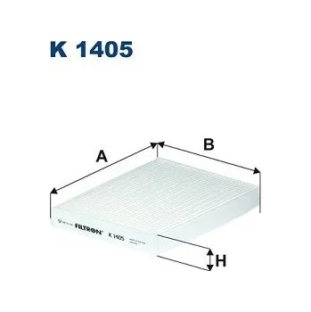 Ventilátor topení a klimatizace Filtr, vzduch v interiéru FILTRON K 1405