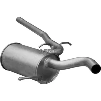 Výfukový systém Střední tlumič výfuku ASMET 03.119