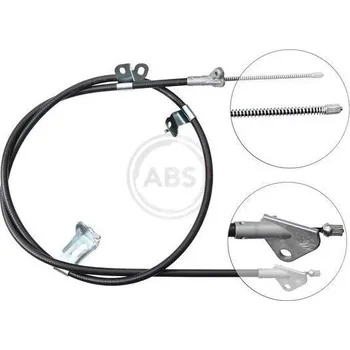 Lanko parkovací brzdy Tažné lanko, parkovací brzda A.B.S. K19517