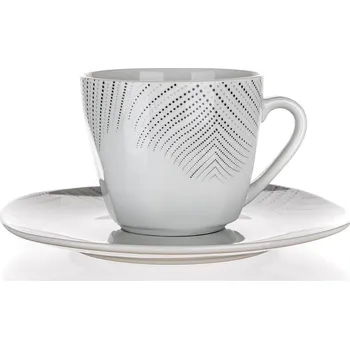 šálek + podšálek 200ml CHARME porcelánový
