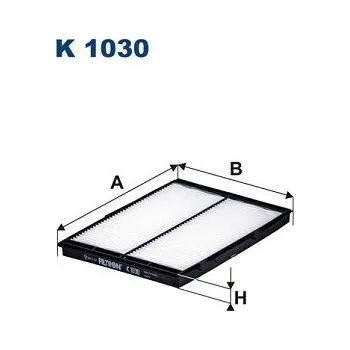 Ventilátor topení a klimatizace Filtr, vzduch v interiéru FILTRON K 1030