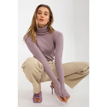 Dámský svetr Trendy. ING Rolák světle fialový Velikost: S/M