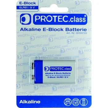 Článková baterie PROTECCLASS PROTEC Baterie alkalická LR61 9V 05103722