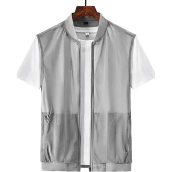 Pánská softshellová bunda Pánská vesta DIMU268 Barva: Šedá, Velikost: 2XL