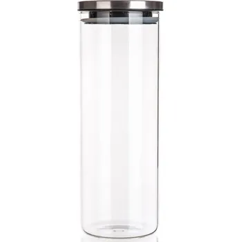 Dóza na potraviny dóza FREIA kul. 1,8l skl.+nerez víčko