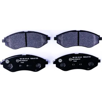 Brzdová destička Sada brzdových destiček, kotoučová brzda HELLA 8DB 355 011-251