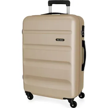 JOUMMABAGS Cestovní kufr ABS Roll Road Flex Champagne ABS plast, 65 cm