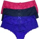 GreeNice Dámské kalhotky bezešvé Romi mix barev - 3ks Barva: Mix barva, Velikost: XL