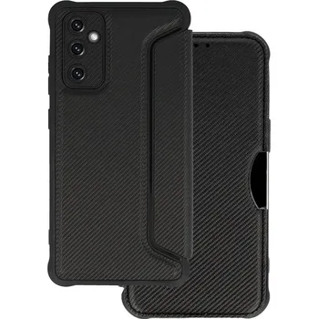 Pouzdro na mobilní telefon Knížkové pouzdro Razor Carbon pro Samsung Galaxy S24 FE černé
