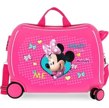JOUMMABAGS Dětský kufřík na kolečkách Minnie Happy MAXI ABS plast, 50x38x20 cm, objem 34 l