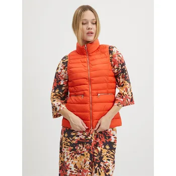 Dámská vesta Červená prošívaná vesta ONLY Madeline - Dámské Only červená 1983290