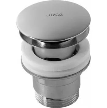 Sifon JIKA CUBITO PURE umyvadlová výpusť, click-clack, s přepadem, chrom