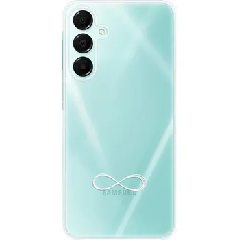 Odolné silikonové pouzdro iSaprio - čiré - Infinity - Samsung Galaxy A16 5G