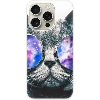 Pouzdro na mobilní telefon Odolné silikonové pouzdro iSaprio - Galaxy Cat - iPhone 16 Pro