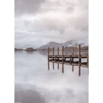 Obraz Plakát Molo v Derwentwater bez rámu 20,5 x 28,4 cm