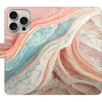 Pouzdro na mobilní telefon Flipové pouzdro iSaprio - Colour Marble - iPhone 16 Pro