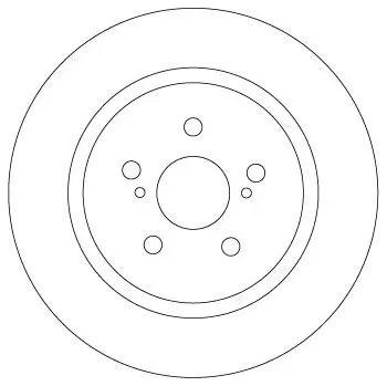 Brzdový kotouč Brzdový kotouč TRW DF6920
