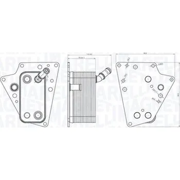 Chladič motoru Olejový chladič, motorový olej MAGNETI MARELLI 350300001500