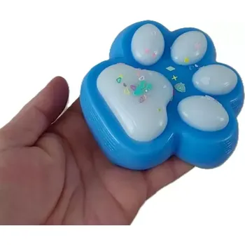 Relaxační silikonová tlapka Mochi Squishy - modrá