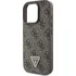 Pouzdro na mobilní telefon Guess PU 4G Strass Triangle Metal Logo + Crossbody pro iPhone 16 Pro Max