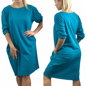 Dámské šaty Šaty Klasik Barva: menthol, Velikost: větší uni