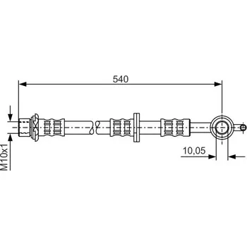 Brzdová hadice Brzdová hadice BOSCH 1 987 476 838